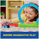 Paw Patrol Pup Squad Rescue Loop Track Playset 2 Toy Cars Blue - Like New