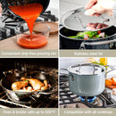 ALL-CLAD FUSIONTEC CERAMIC SOUP POT 4 QUART INDUCTION OVEN BROILER - PLATINUM - Like New