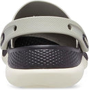 CROCS UNISEX LITERIDE 360 CLOGS - SIZE: WOMEN 7 - ELEPHANT/BLACK - Like New