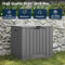 EAST OAK Outdoor Storage Box 31 Gallon IM03GY2 - Deep Grey Like New