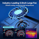 LLANO RGB LAPTOP COOLING PAD POWERFUL TURBOFAN GAMING LAPTOP V12-RGB - BLACK - Like New