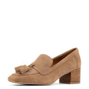 HP00016659 DONALD PLINER WOMEN'S DRESS LOAFERS, SIZE 7.5, TOBACCO - Like New