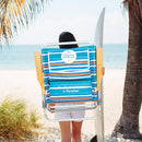 Tommy Bahama 4-Position Extended seat Height Easy in-Easy Out Folding Chair - Like New