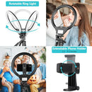 Sensyne 10'' Ring Light with 50'' Extendable Tripod Stand, LED Circle Lights Like New