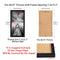 BOJIN 8X16 PICTURE FRAMES BLACK SOLID WOOD WITHOUT MAT PHOTO FRAME -BLACK - Brand New