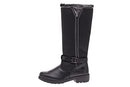 TOTES WOMENS ESTHER SNOW BOOTS - SIZE: WOMEN 7WIDE - BLACK - Like New