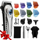 CHICCLY PROFESSIONAL HAIR CLIPPERS FOR MEN & WOMEN LOW NOISE 094AS-STEEL - STEEL - Like New