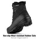 FREE SOLDIER Mens Snow Boots Warm Fleece Lining Winter Ski Shoes Waterproof - Brand New