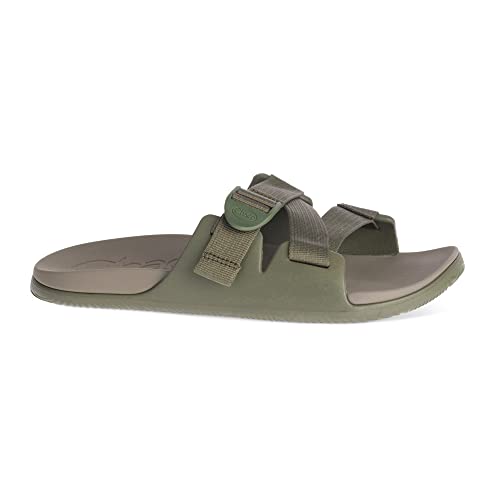 CHACO MEN'S CHILLOS SLIDE - SIZE: MEN M12 (AU/UK M11) (EU M45) - FOSSIL Like New