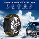 Tire Chains, 8 Pack Snow Chains for Car SUV Pickup Trucks Tire Width 205-265mm Like New