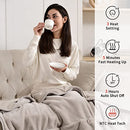 Maxwelf Apollo Heated Blanket, Portable Blanket. 63x47 Angora - Scratch & Dent