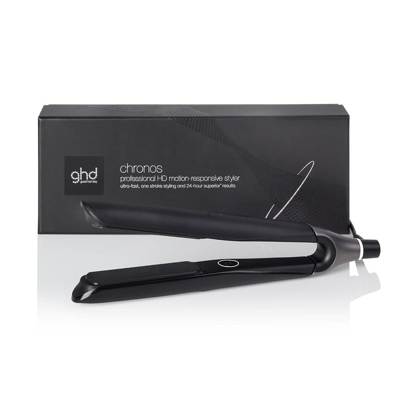 GHD CHRONOS STYLER 1" FLAT IRON HAIR STRAIGHTENER 3X FASTER STYLER - BLACK Like New