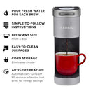 KEURIG K-SUITE PREMIUM IN-ROOM HOSPITALITY COFFEE MAKER, GMT8139 -SILVER/BLACK - Like New