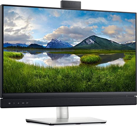Dell 24" FHD WLED LCD Video Conferencing Monitor C2422HE - Gray - Scratch & Dent