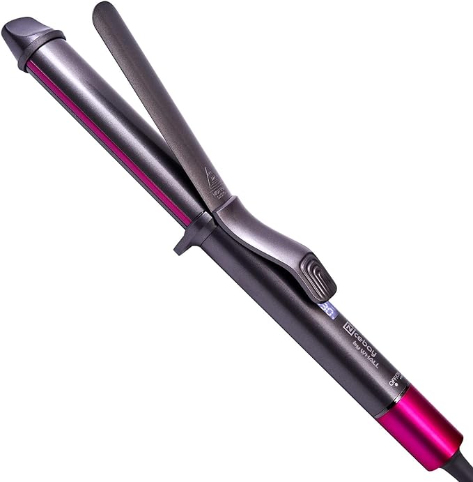 Nicebay Curling Iron 1 1/4" Hair Ceramic Coating Curling Wand DW-6010 - Pink Like New