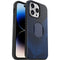 77-89884 OtterBox iPhone 14 Pro (Only) OtterGrip Symmetry Series Case - Blue - Like New