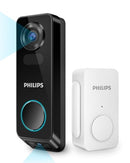 PHILIPS SECURITY VIDEO DOORBELL CAMERA DOORBELL CHIME CAMERA DDA270X-2TXS - Like New