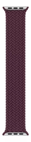 APPLE WATCH BRAIDED SOLO LOOP 45MM - SIZE 7 - DARK CHERRY - Brand New