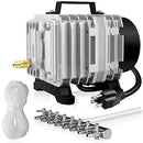 Simple Deluxe Adjustable Air Flow Outlets LGPUMPAIR75-58WATT - Black/Silver - Like New