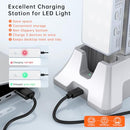 LIGHTBIZ LED CLOSET LIGHT WITH CHARGING STATION, 6 PCS 30LEDS MOTION SENSOR - Like New