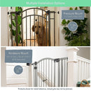 Summer Infant Modern Home Walk-Thru Safety Pet and Baby Gate 27733Z - Espresso - Like New