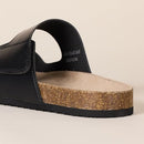 AMAZON ESSENTIALS MEN'S ADJUSTABLE FAUX CORK SLIDE SANDALS - SIZE 11 M - Brand New