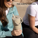 Simple Modern Tumbler Handle Water Jug 30oz B0DCCGG5CS - Beige - Brand New