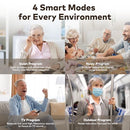 NEXUSLAB EARTHOOK RECHARGEABLE HEARING AIDS SENIORS WIRELESS CHARGING - WHITE - Like New