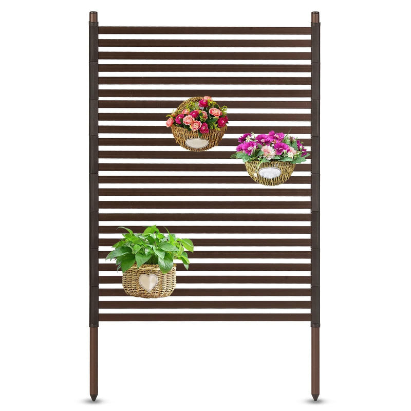 Lalahoni Privacy Screen Outdoor, 3ft W x 4ft H Metal Privacy Screen Fence - Like New