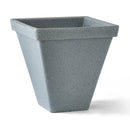 ARBORA 16" Mykonos Square Polyresin Indoor and Outdoor Planter, CST20WGG - Like New