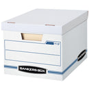 BANKERS BOX BASIC DUTY FILE STORAGE BOXES LIDS LETTER/LEGAL (0071303) - WHITE - Brand New