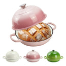 DVK Dutch Oven Pot Lid Sourdough Bread Baking Enameled 6 Qt Cast Iron Dutch - Like New