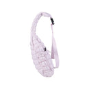 PICKLE O' JOE QUILTED SLING BAG PICKLEBALL BAG - DUSTY PINK - Brand New
