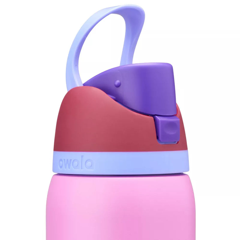 OWALA 32OZ FREESIP STAINLESS STEEL WATER BOTTLE - ELECTRIC ORCHID - Like New