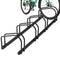 TRUE & TIDY BIKE FLOOR STAND AND HOLDER, 22-28" WHEELS, 4 SLOTS - BLACK - Like New