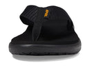 1019040 TEVA WOMEN'S VOYA FLIP FLOP BAR STREET BLACK SIZE 10 - Brand New