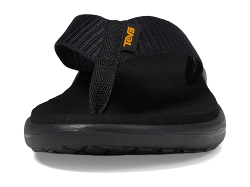 1019040 TEVA WOMEN'S VOYA FLIP FLOP BAR STREET BLACK SIZE 10 - Brand New