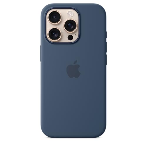 APPLE IPHONE 16 PRO SILICONE CASE WITH MAGSAFE AND CAMERA MYYK3ZM/A - DENIM - Like New