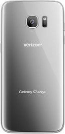 For Parts: Samsung Galaxy S7 EDGE 4G LTE - 32GB - VERIZON LOCKED SILVER CRACKED SCREEN