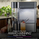 GE PROFILE OPAL 2.0 CHEWABLE CRUNCHABLE NUGGET ICE MAKER - BLACK STAINLESS STEEL - Like New