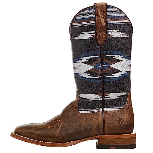 10046945 Ariat Men's Frontier Chimayo Western Boot, Crunch/Chocolate, Size 13 Like New