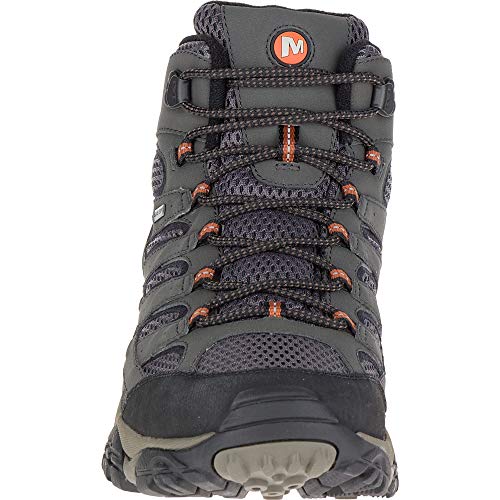 Merrell Men's Moab 2 MID GTX High Rise Hiking Boots Grey Beluga Size 11 - Like New