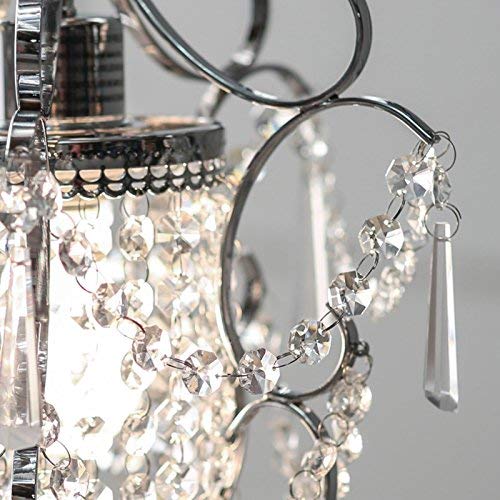 BLUE SPACE PD-RL4028 JESS CRYSTAL CHANDELIER, 1 11" X 15", CHROME - Like New