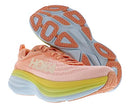 1127952 HOKA ONE ONE Womens Bondi 8 Shell Coral/Peach Parfait, Size 7 Like New