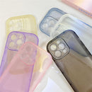 WDTURNS iPhone 14 Pro Case, Transparent TPU Protective Case - Pink Like New