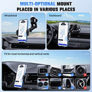 SUUSON Car Phone Holder Mount -3in1 Long arm Suitable Dashboard/Windshield/Vent Like New