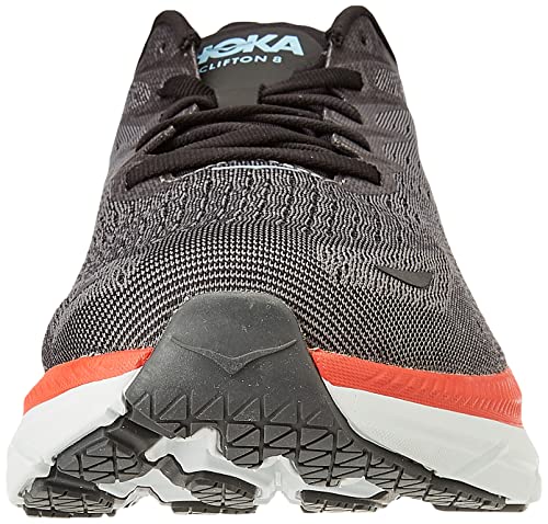 1119393 HOKA ONE ONE Mens Clifton 8 Trainers, Anthracite Castlerock, Size 12.5 Like New