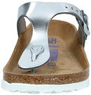 1003674 BIRKENSTOCK WOMENS'S GIZEH SIZE 9-9.5, SILVER Like New