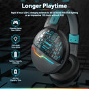 NUBWO G08 Dual Wireless Gaming Headset with Mic for PS5, PS4, PC, Mobile, Tablet Like New