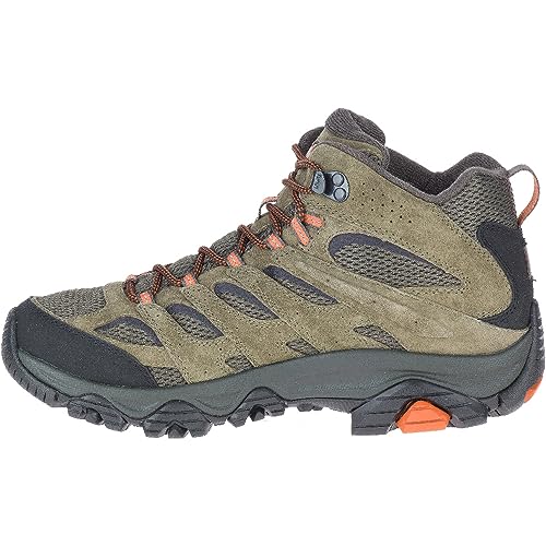 MERRELL MEN'S MOAB 3 MID HIKING SHOES - SIZE 12 - OLIVE - Like New